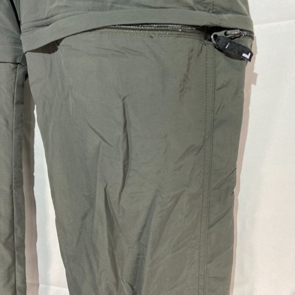 White Sierra Sage Green Convertible Nylon Pants Men's 32 Waist LIKE NEW - Picture 3 of 7